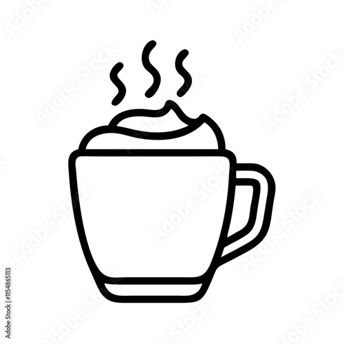 hot chocolate icon design