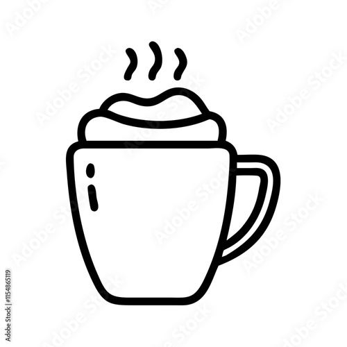 hot chocolate icon design