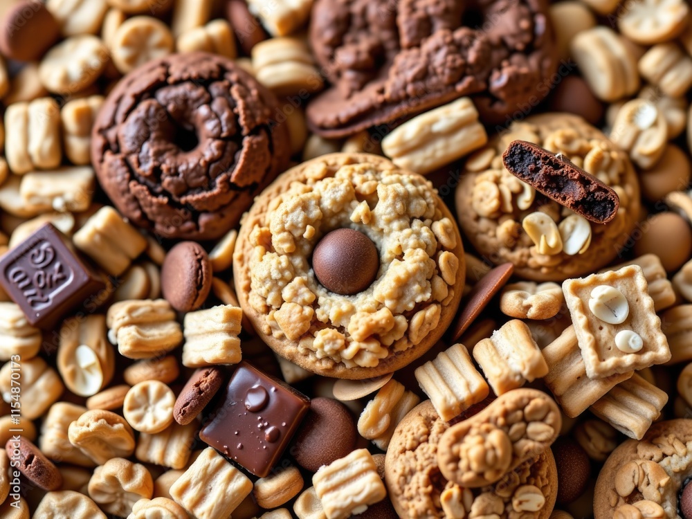 Delicious Assorted Cookies Chocolate Snacks Delicious Assorted Cookies Chocolate Snacks