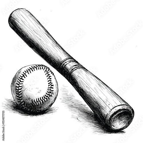 baseball bat clip art, clip art concept