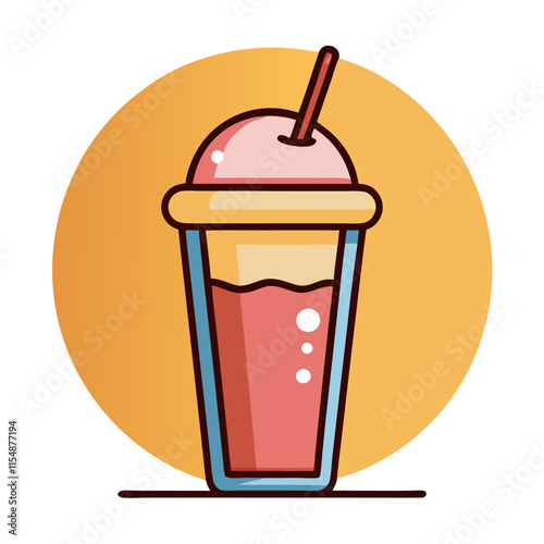 milkshake icon design