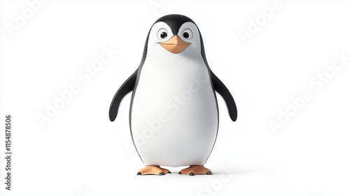 Smiling Penguin: A friendly...
