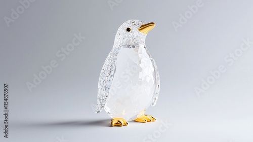 Crystal Penguin Figurine: A...