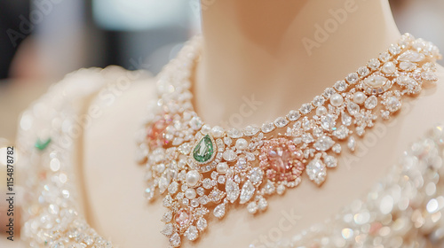 Sparkling Diamond Necklace:...