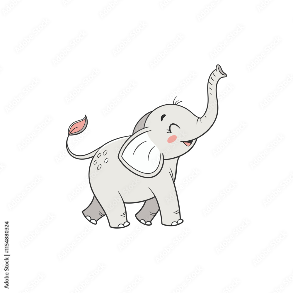 cute elephant vector art and illustration cute elephant vector art and illustration