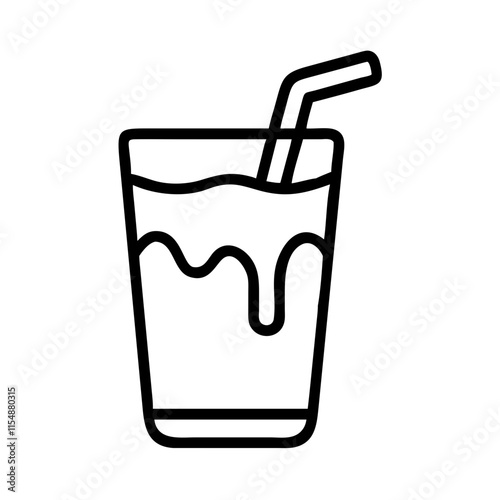 chocolate milk icon design