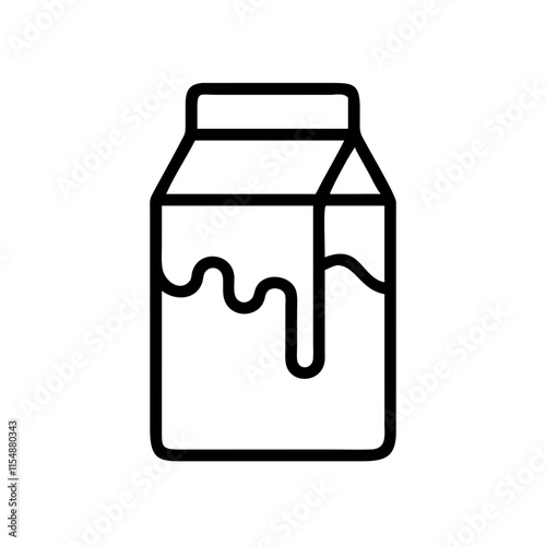 chocolate milk icon design
