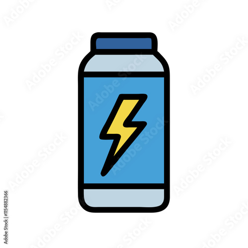 energy drink icon design