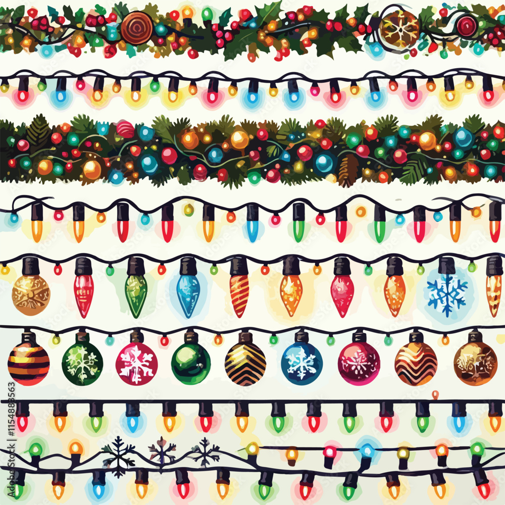 Obraz premium String Of Christmas Lights