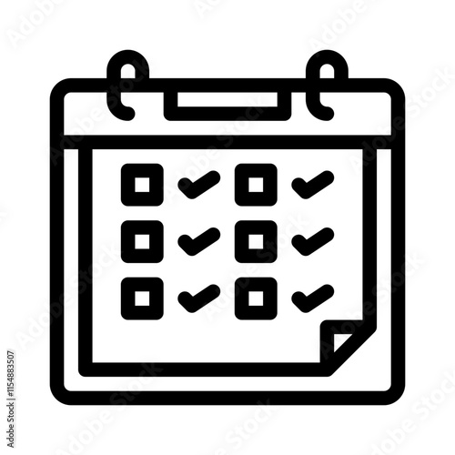 scheduling line icon