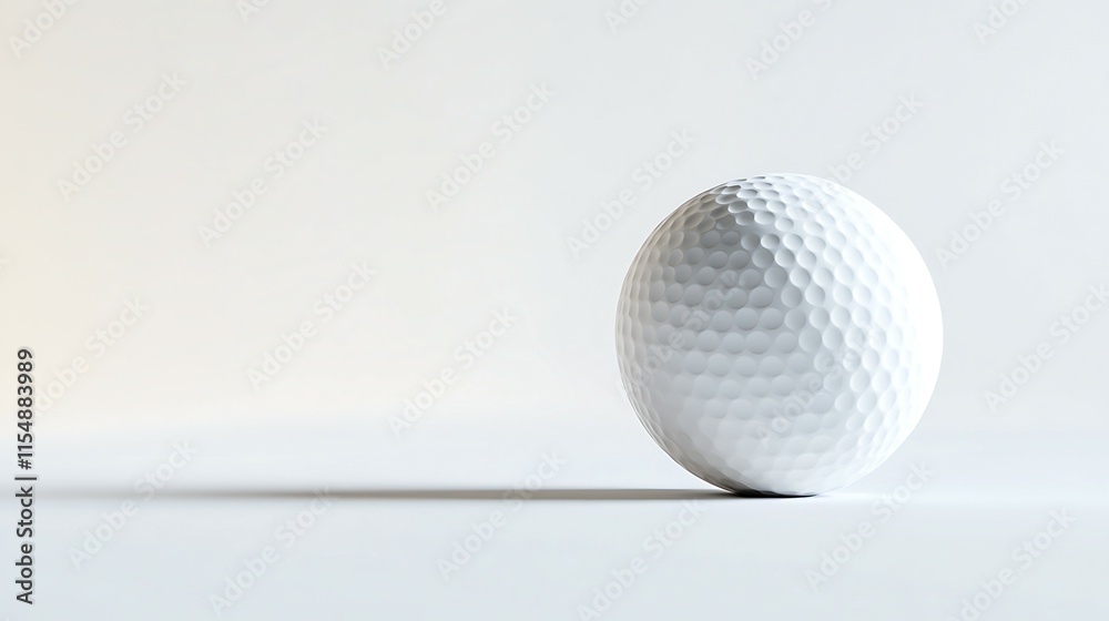 Golf ball isolated on a white background Golf ball isolated on a white background