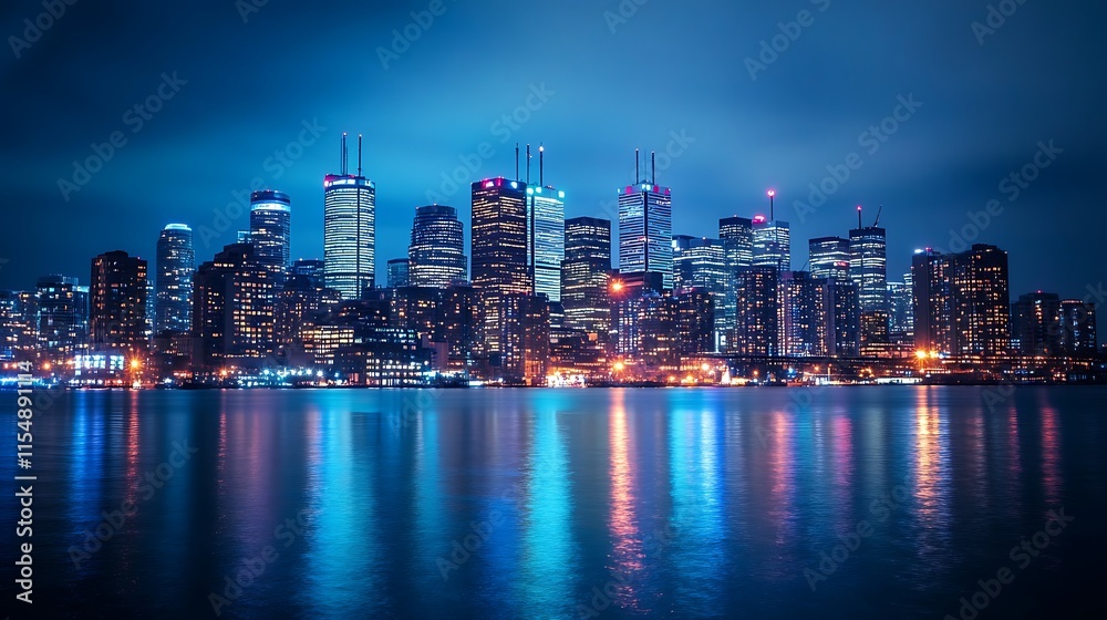 Toronto Skyline Night Toronto Skyline Night