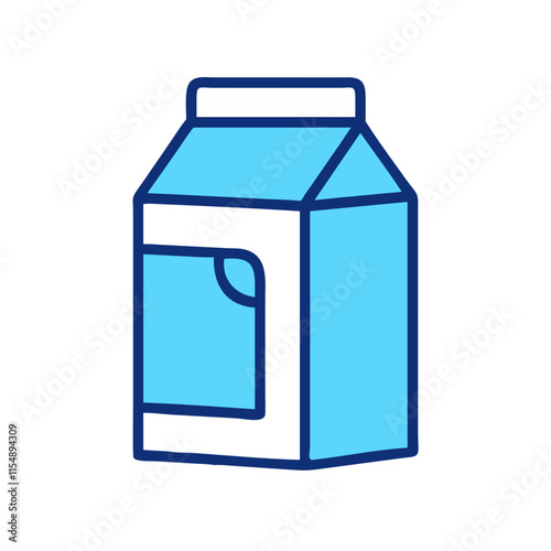 milk box icon design