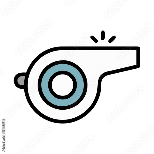 whistle icon design photo