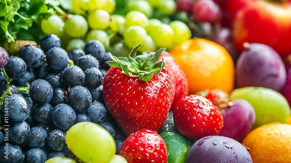 Fresh Fruit Assortment, Strawberries, Grapes, and More Fresh Fruit Assortment, Strawberries, Grapes, and More