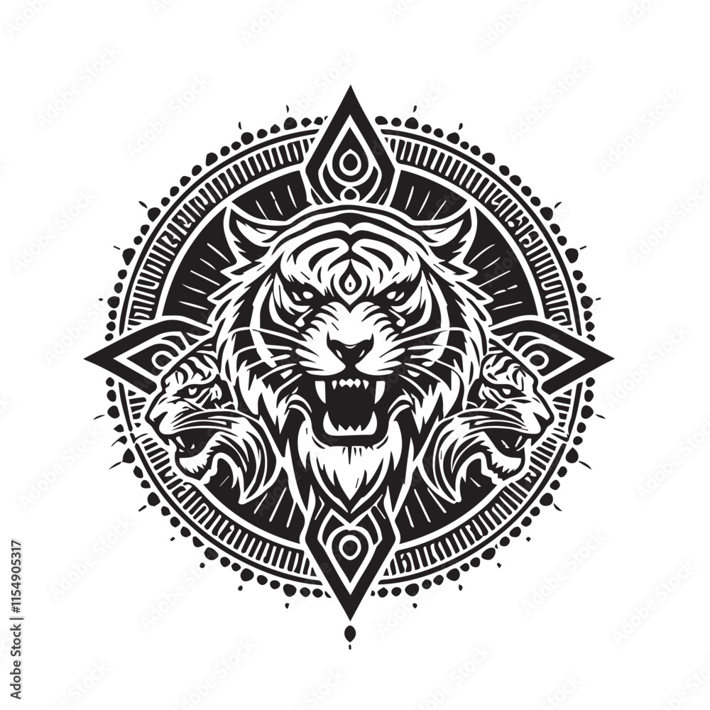 Tiger svg vector design Tiger svg vector design