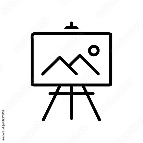 easel icon design