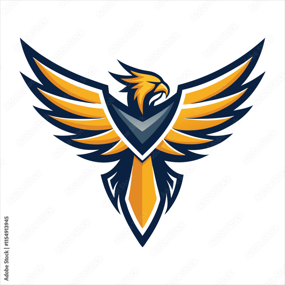 Obraz premium Digital vector art logo 