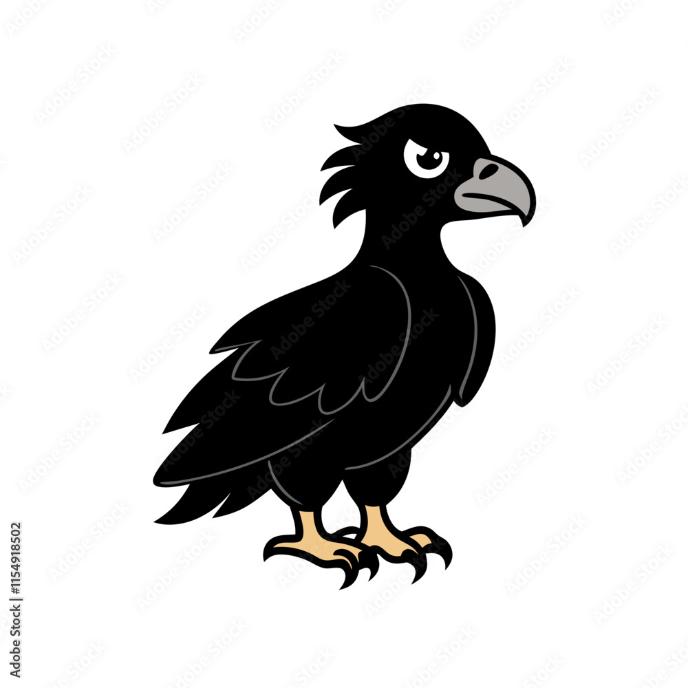 Eagle cartoon vector silhouette Eagle cartoon vector silhouette