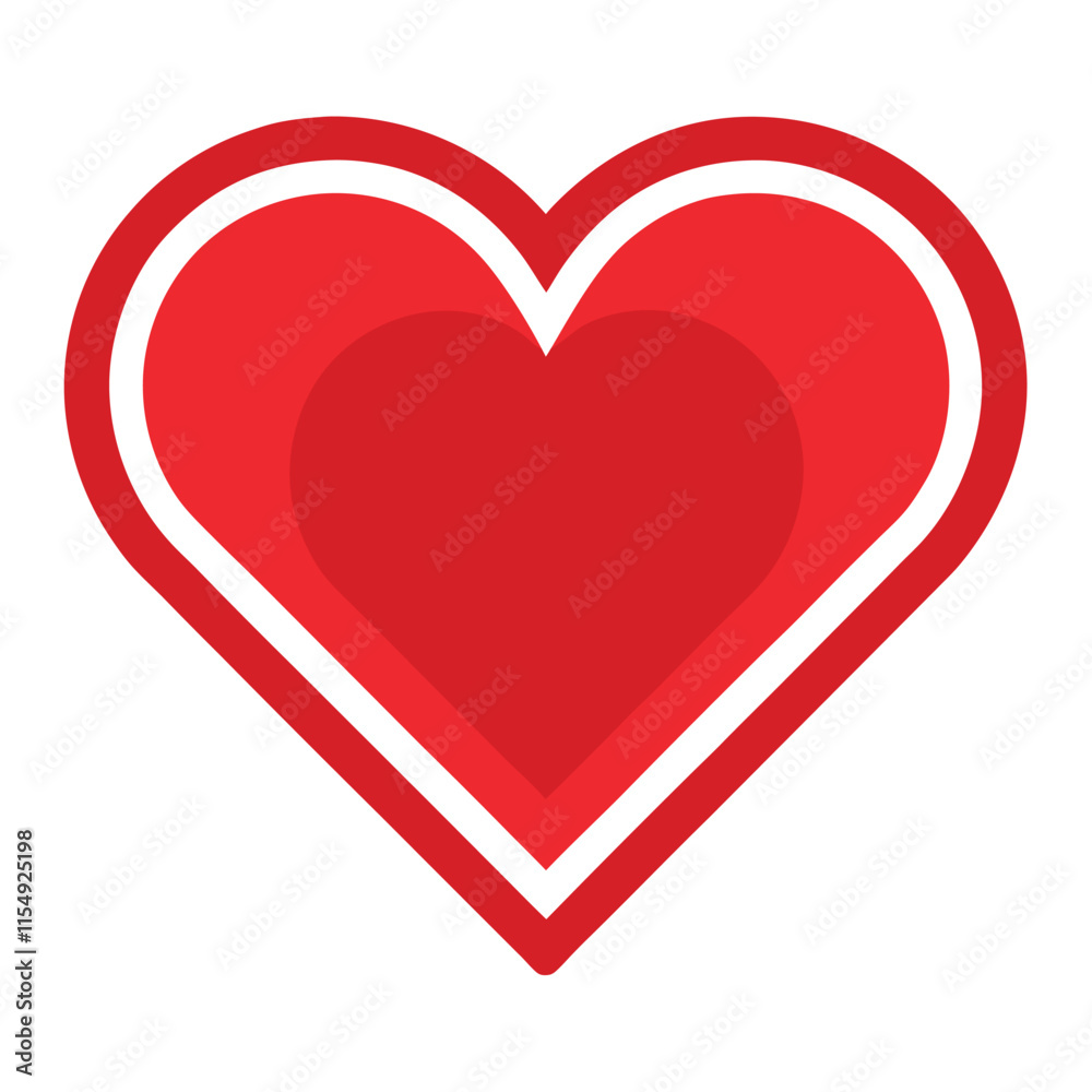 vector art featuring a red heart indicate on a white background. vector art featuring a red heart indicate on a white background.