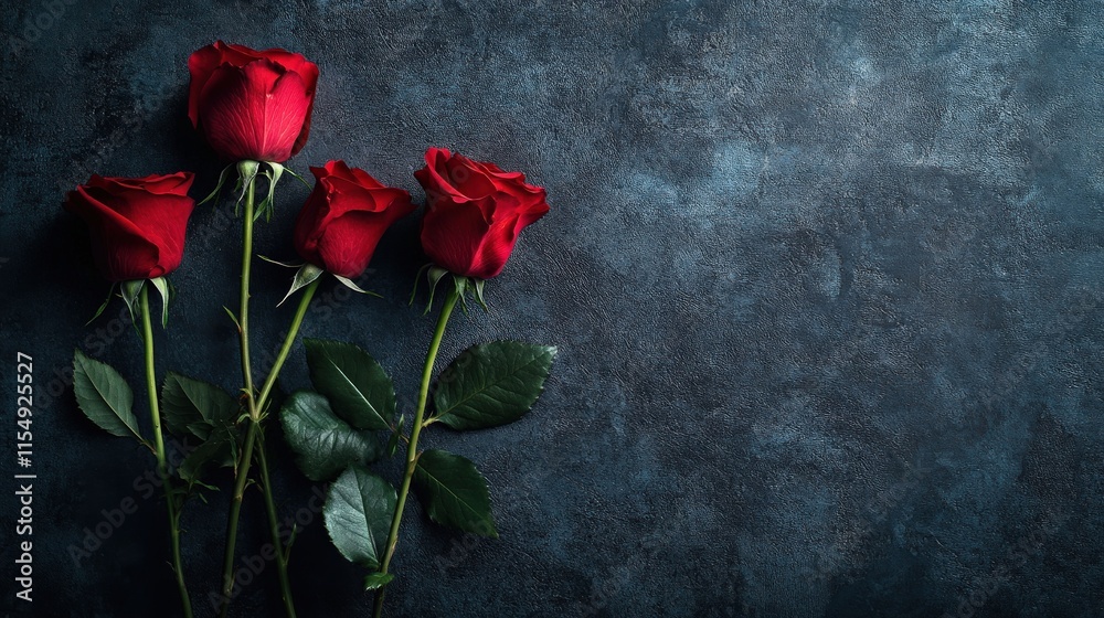 Valentine's Day or Wedding Background with Beautiful Roses. Concept for a romantic party invitation or love message. Premium and luxurious Ai-Generative. Valentine's Day or Wedding Background with Beautiful Roses. Concept for a romantic party invitation or love message. Premium and luxurious Ai-Generative.