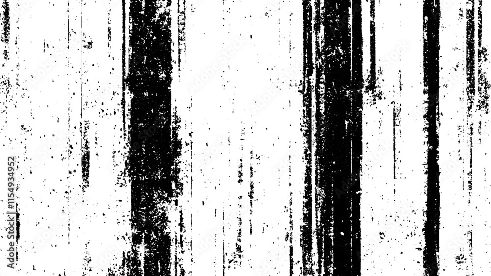 Fototapeta premium Grunge black and white urban vector texture. design brush strokes. Overlay texture. Faded black-white dyed paper texture. Sketch grunge design. Use for poster, cover, banner, mock-up, stickers layout.