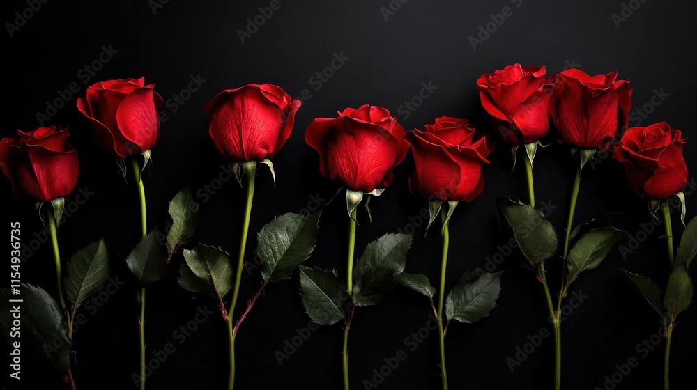 Valentine's Day or Wedding Background with Beautiful Roses. Concept for a romantic party invitation or love message. Premium and luxurious Ai-Generative. Valentine's Day or Wedding Background with Beautiful Roses. Concept for a romantic party invitation or love message. Premium and luxurious Ai-Generative.