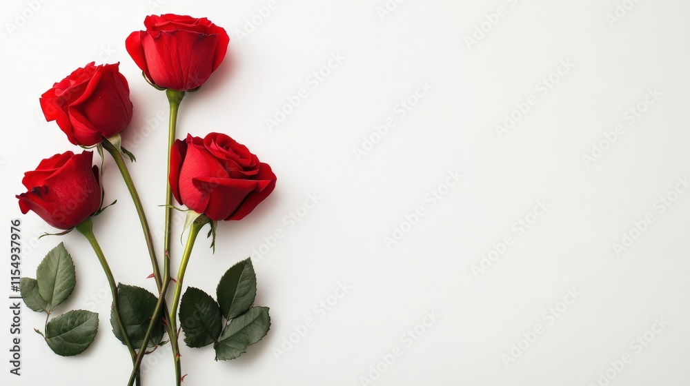 Valentine's Day or Wedding Background with Beautiful Roses. Concept for a romantic party invitation or love message. Premium and luxurious Ai-Generative. Valentine's Day or Wedding Background with Beautiful Roses. Concept for a romantic party invitation or love message. Premium and luxurious Ai-Generative.