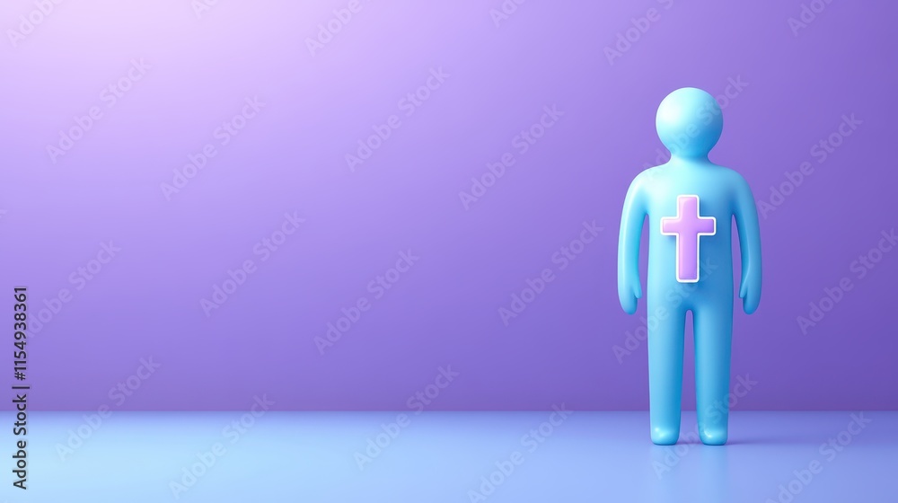 3D illustration of a businessman leading a team in a symbolic unity concept 3D illustration of a businessman leading a team in a symbolic unity concept