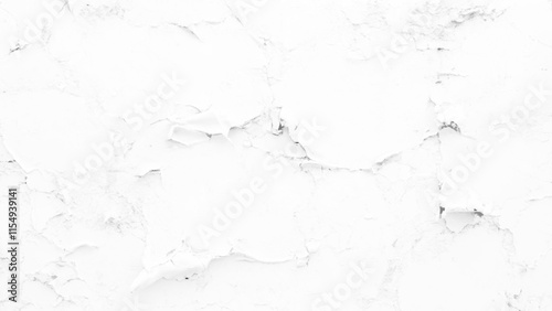 Abstract white and grey cement wall texture and background. White grunge cement wall texture background. Wall fragment with scratches and cracks. It can be used as a background. 