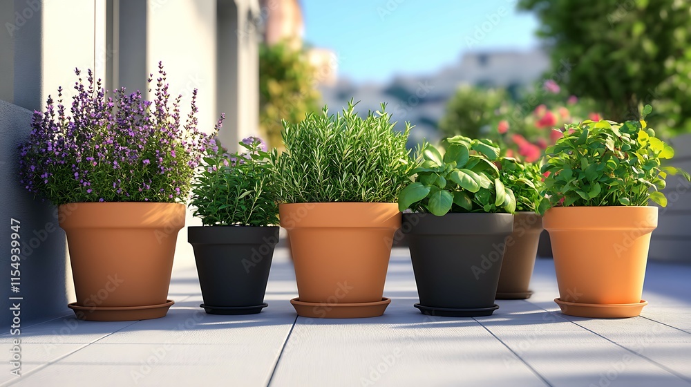 Place a pot of basil on the windowsill in the evening Place a pot of basil on the windowsill in the evening