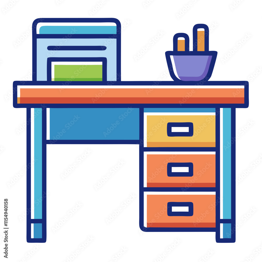 desk icon design