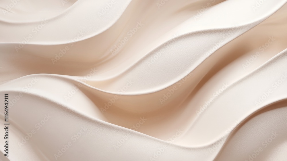 Obraz premium Abstract beige wavy background texture.