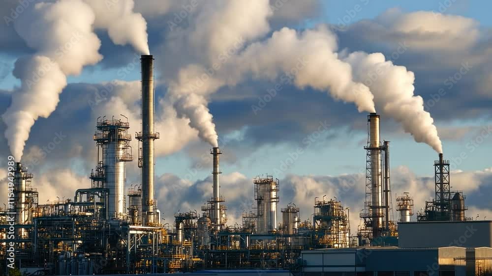People analyzing industrial pollution effects on local communities People analyzing industrial pollution effects on local communities