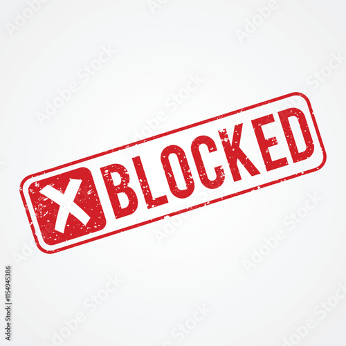 Blocked Stamp Icon for Restriction Warnings