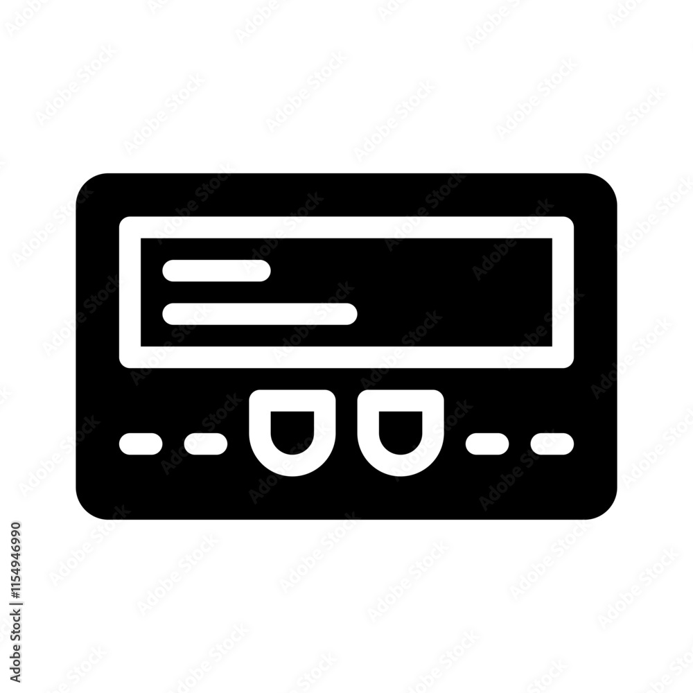 Pager glyph icon Pager glyph icon
