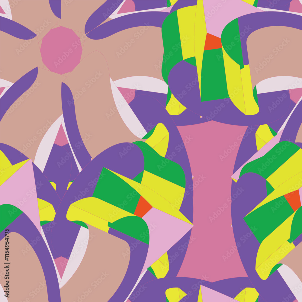 Geometric 3d shapes seamless pattern. Modern geometric texture design. Vector illustration. Geometric 3d shapes seamless pattern. Modern geometric texture design. Vector illustration.