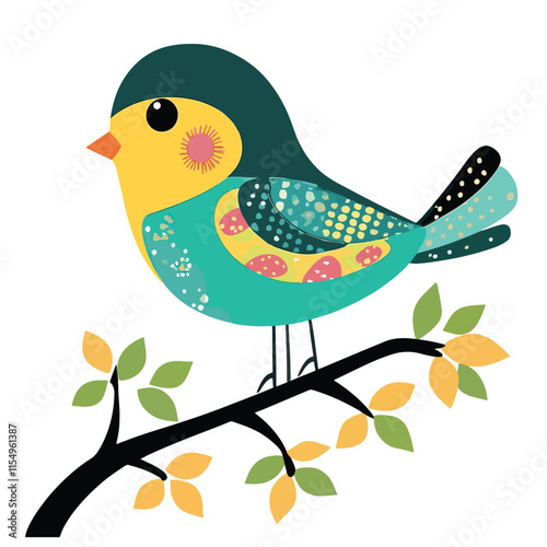 Bird clip art, clip art concept