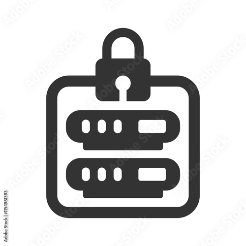 Database lock icon