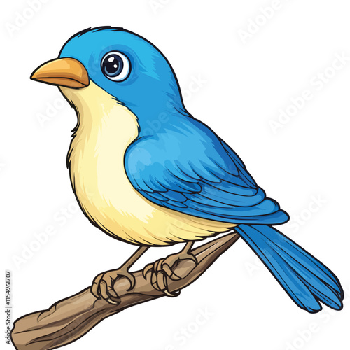Bird clip art, clip art concept