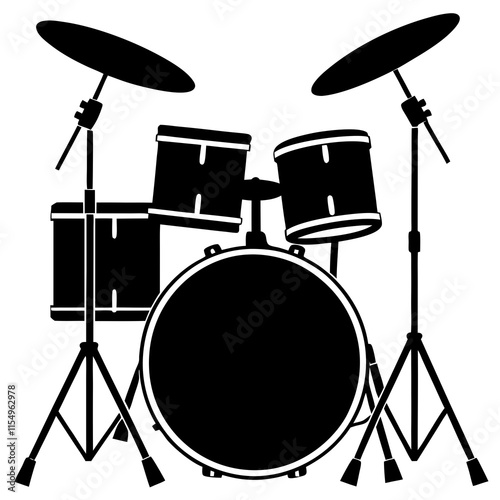 drum kit isolated