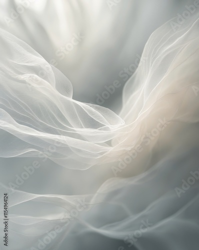 Soft Translucent Abstract Background with Depth