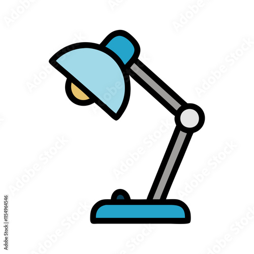 desk lamp icon design