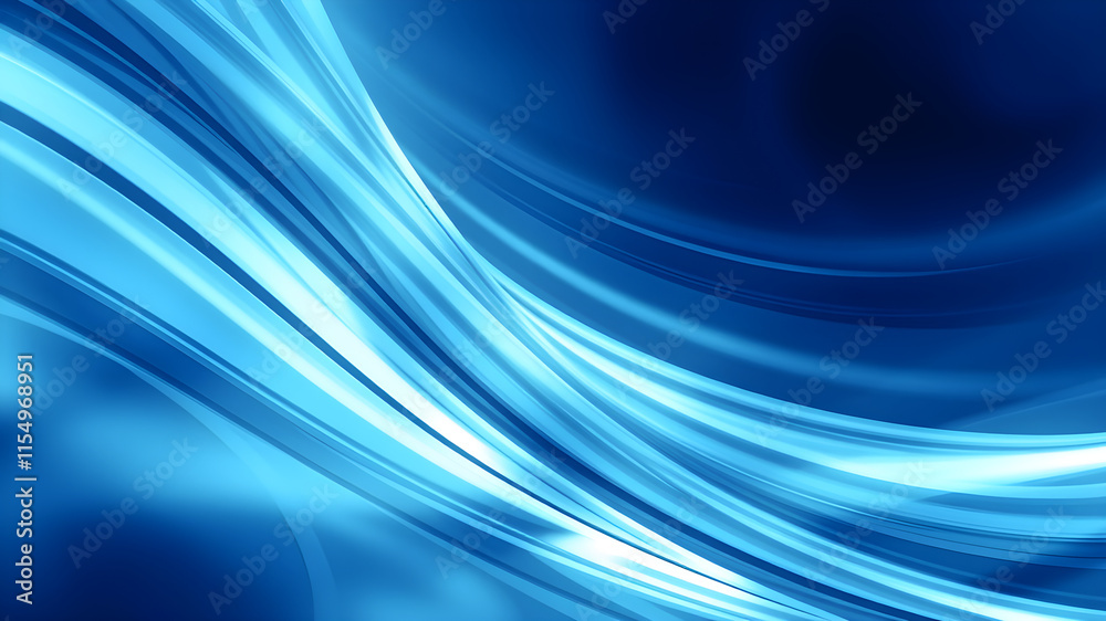 An abstract image of flowing, luminous lines in shades of blue, creating a sense of depth and movement An abstract image of flowing, luminous lines in shades of blue, creating a sense of depth and movement
