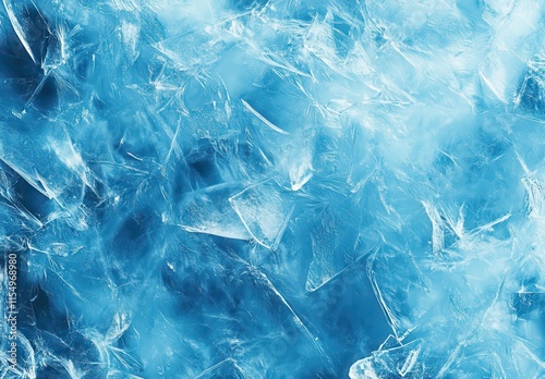 Wallpaper Mural Ice Texture Background with Various Ice Crystals and Translucent Blue Hues for Creative and Design Projects in High-Resolution Format Torontodigital.ca