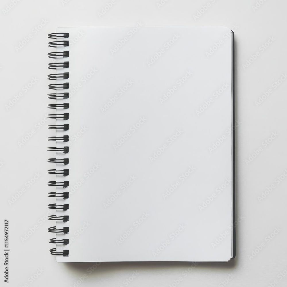 Blank spiral notebook on white background. (3) Blank spiral notebook on white background. (3)