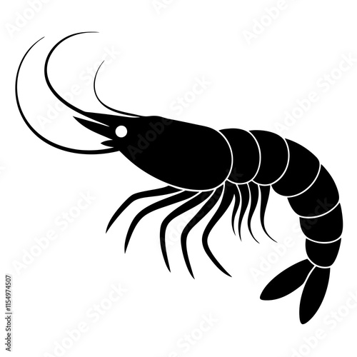 illustration of a shrimp