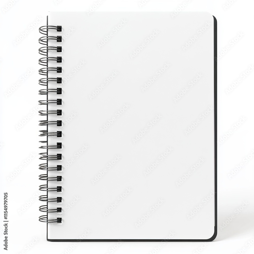 Blank spiral bound notebook isolated on white. (1) Blank spiral bound notebook isolated on white. (1)