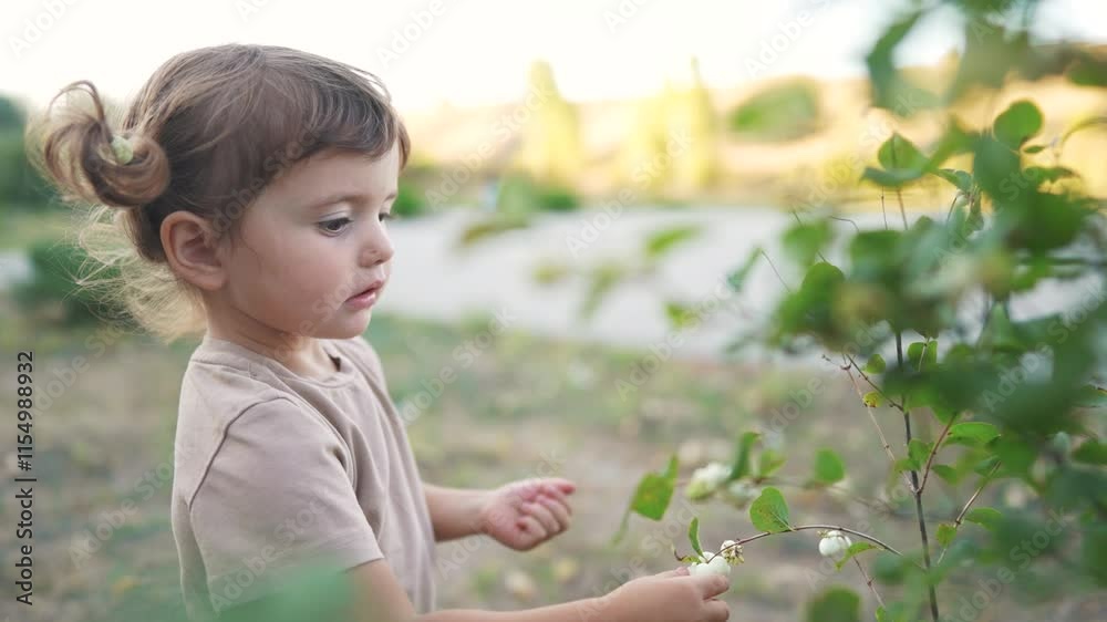 The girl is studying and examining tree bush. education happy nature concept. a child touches the leaves of a tree. a girl touches the leaves of a tree lifestyle while studying. The girl is studying and examining tree bush. education happy nature concept. a child touches the leaves of a tree. a girl touches the leaves of a tree lifestyle while studying.