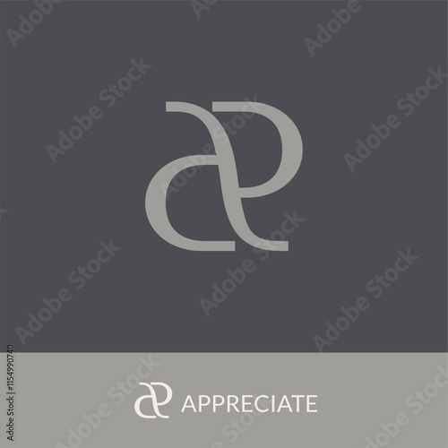 Elegant initial ap logo Vector Mark. pa logo design simple luxury for apparel, fashion, boutique, business and company